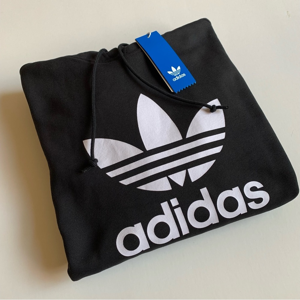 NWT ADIDAS Originals Trefoil Hoodie Sweatshirt Size Small - Picture 7 of 14